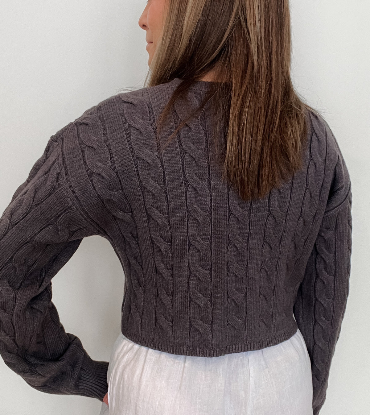 Luna Cable Knit Sweater-Final Sale