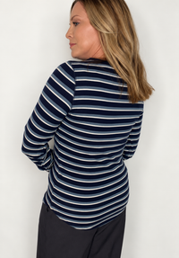 The Staple Top-Blue Stripe