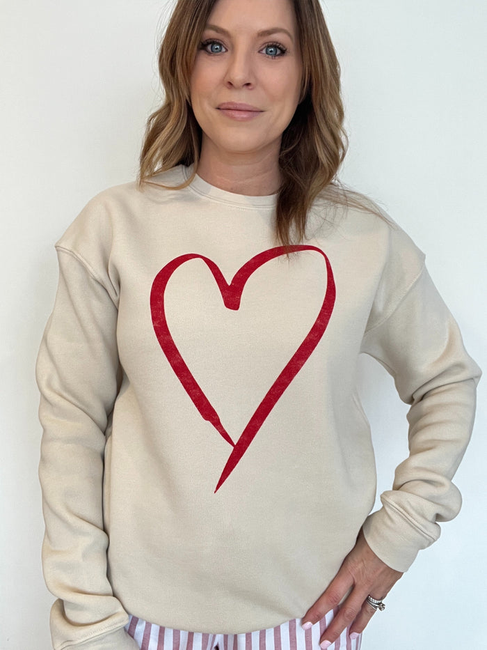 Heart Me Sweatshirt-Final Sale