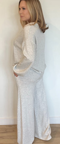 Off Duty Lounge Set-Light Grey-Final Sale