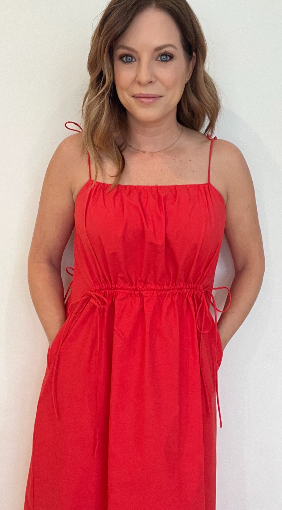 Isadora Dress-Red
