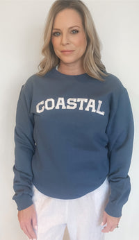 Coastal Sweatshirt-Denim Blue-Final Sale