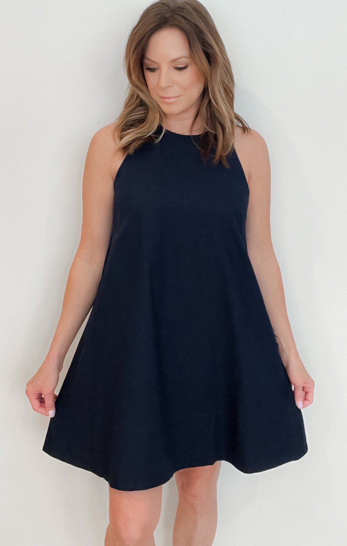 Delmore Dress-Navy-Final Sale
