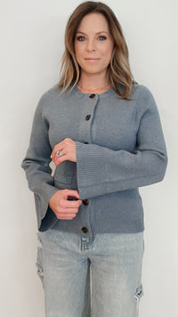 Tyler Cardigan-Blue-Final Sale