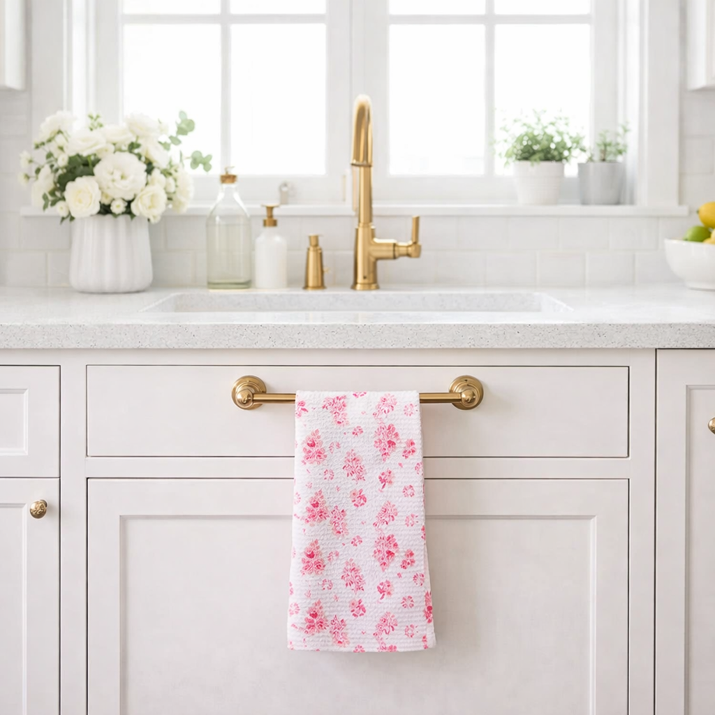 Petals Love Tea Towel