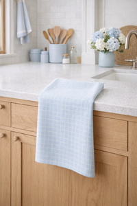 Summer Grid Tea Towel