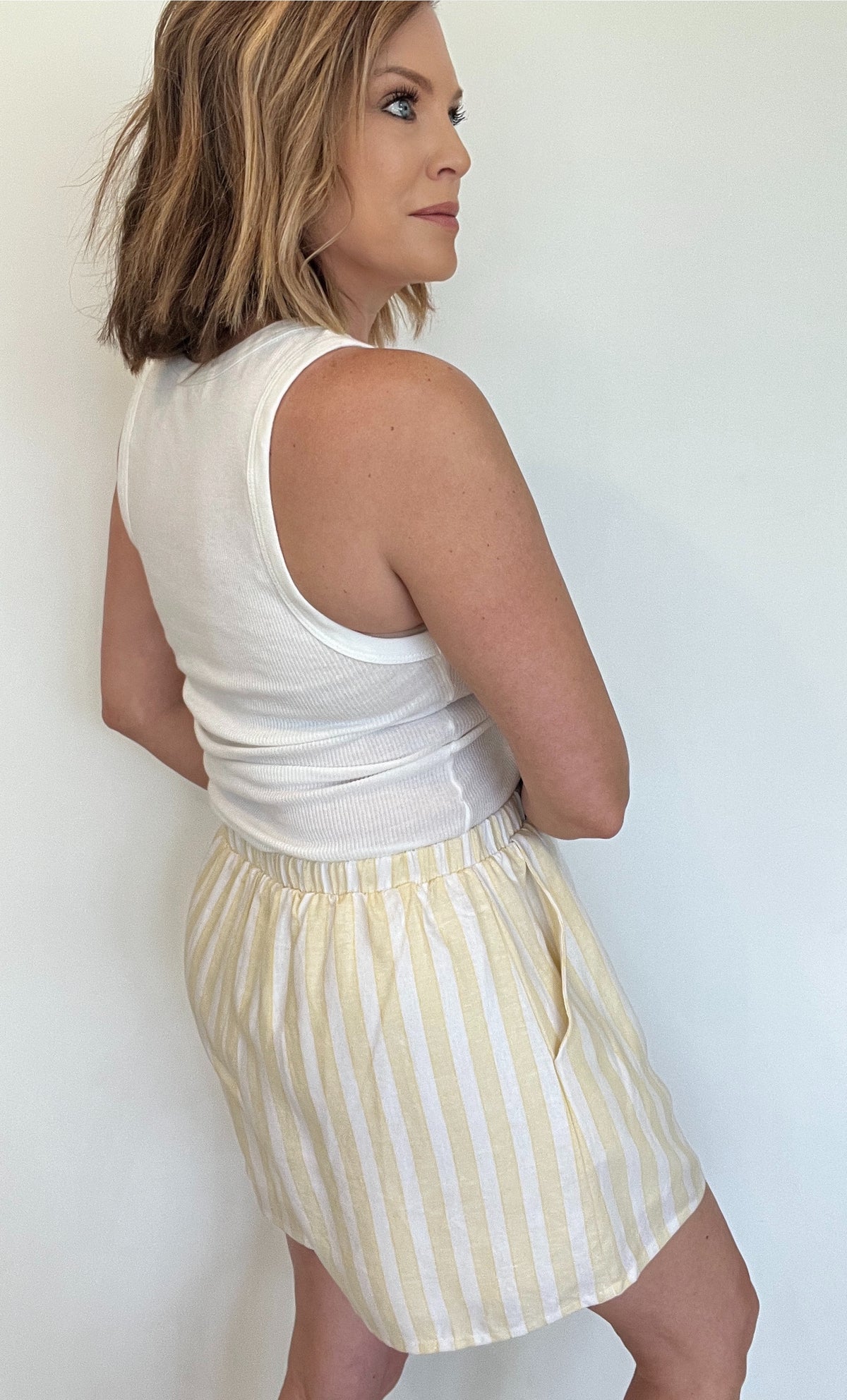 Sicily Stripe Shorts-Final Sale