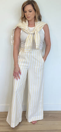 Sicily Stripe Pants-Final Sale