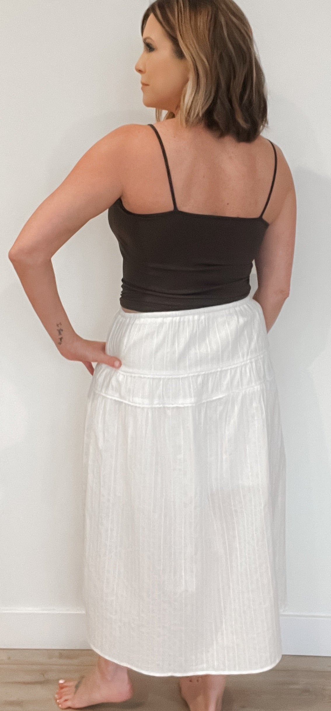 Keaton Skirt-White
