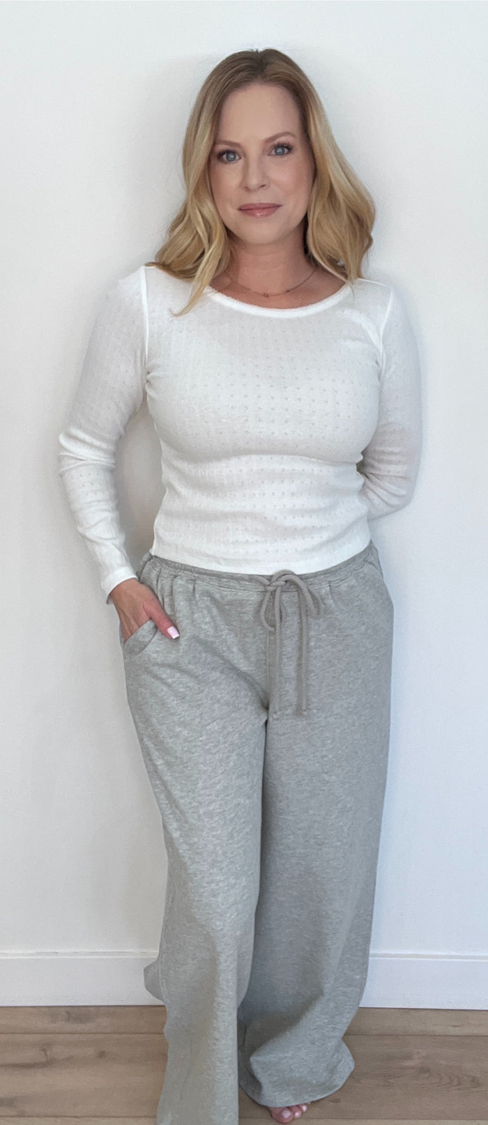 Offshore Cotton Sweatpants-Grey