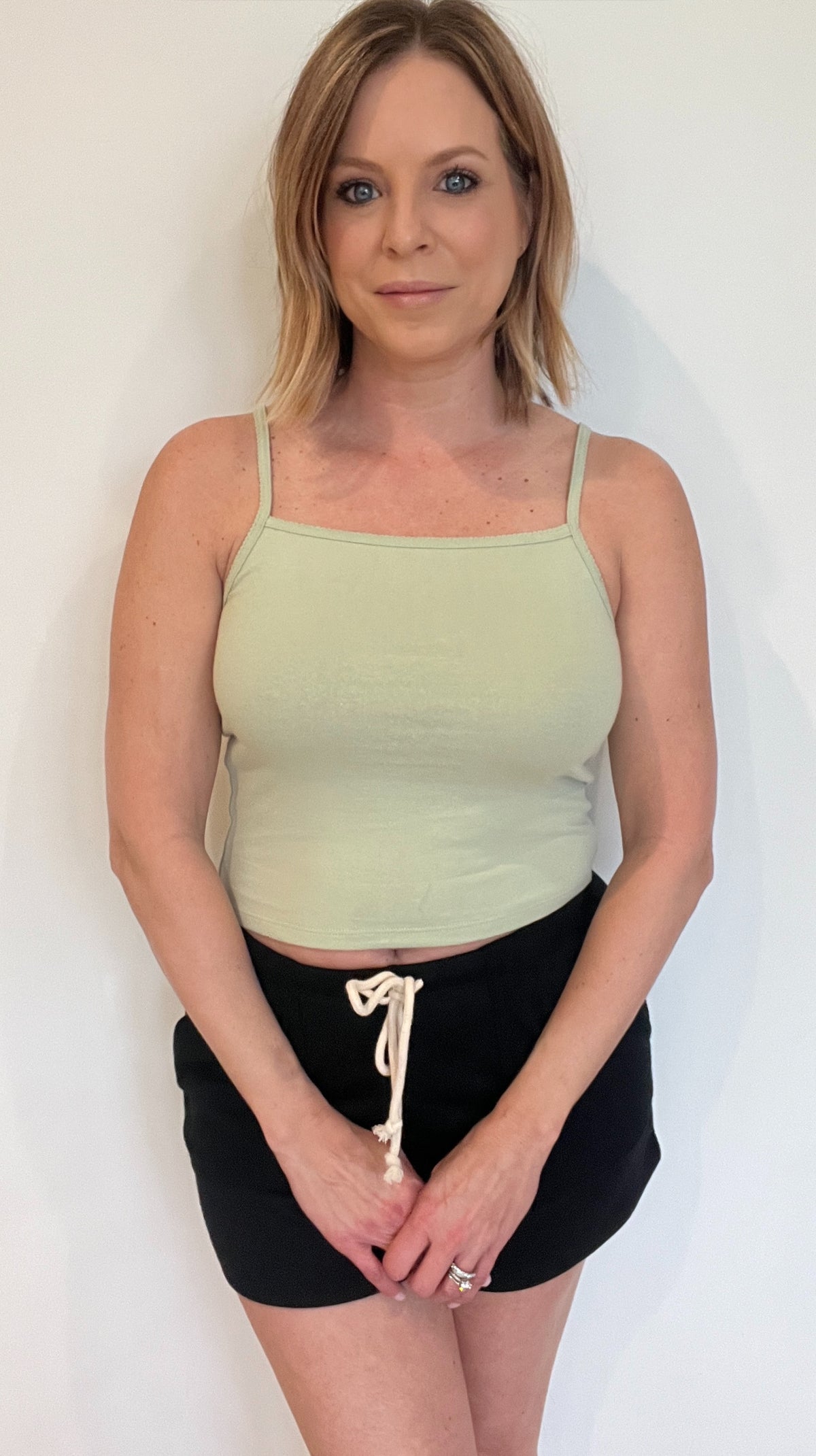 The Basics Cami-Mint-Final Sale