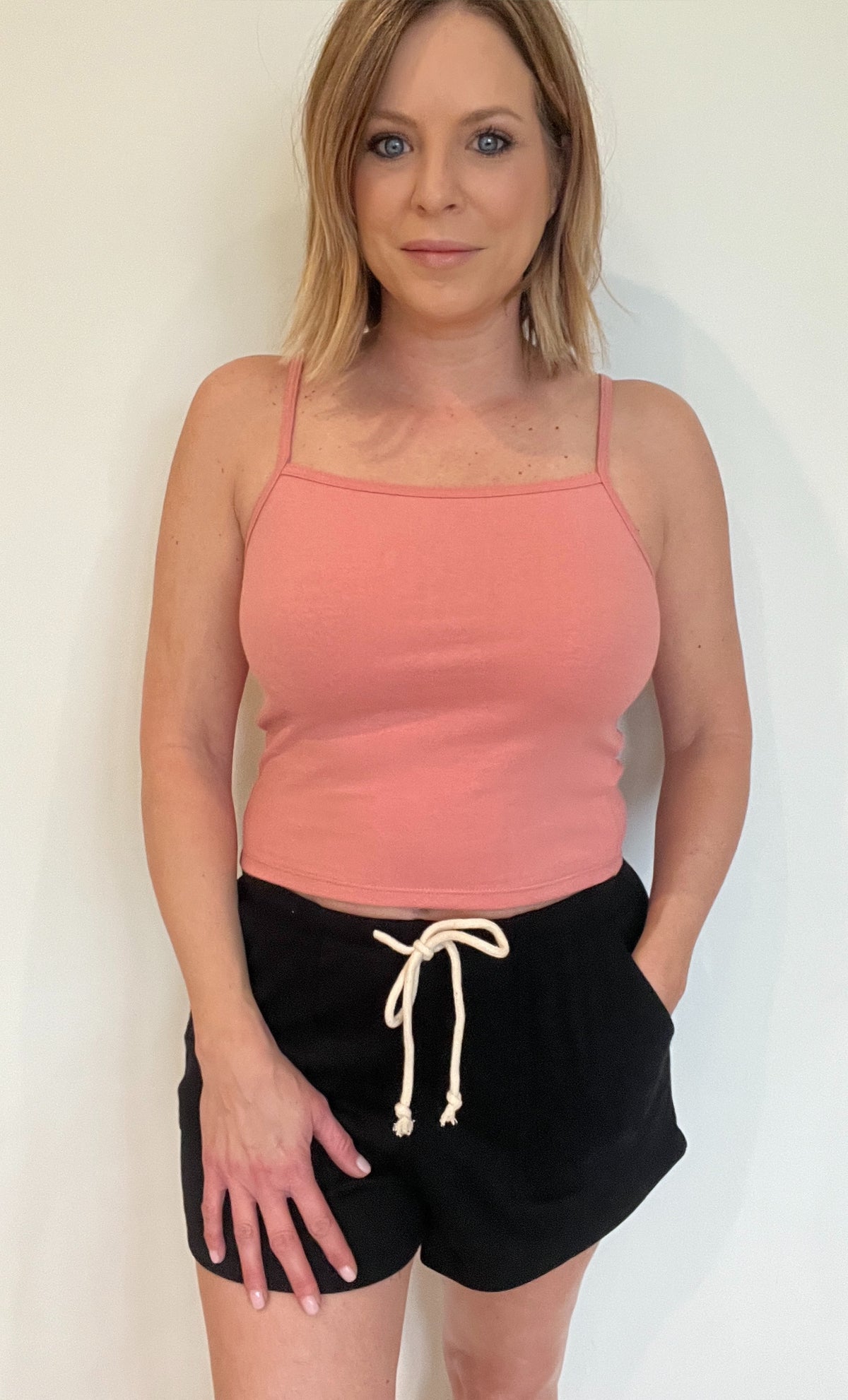The Basics Cami-Rose-Final Sale
