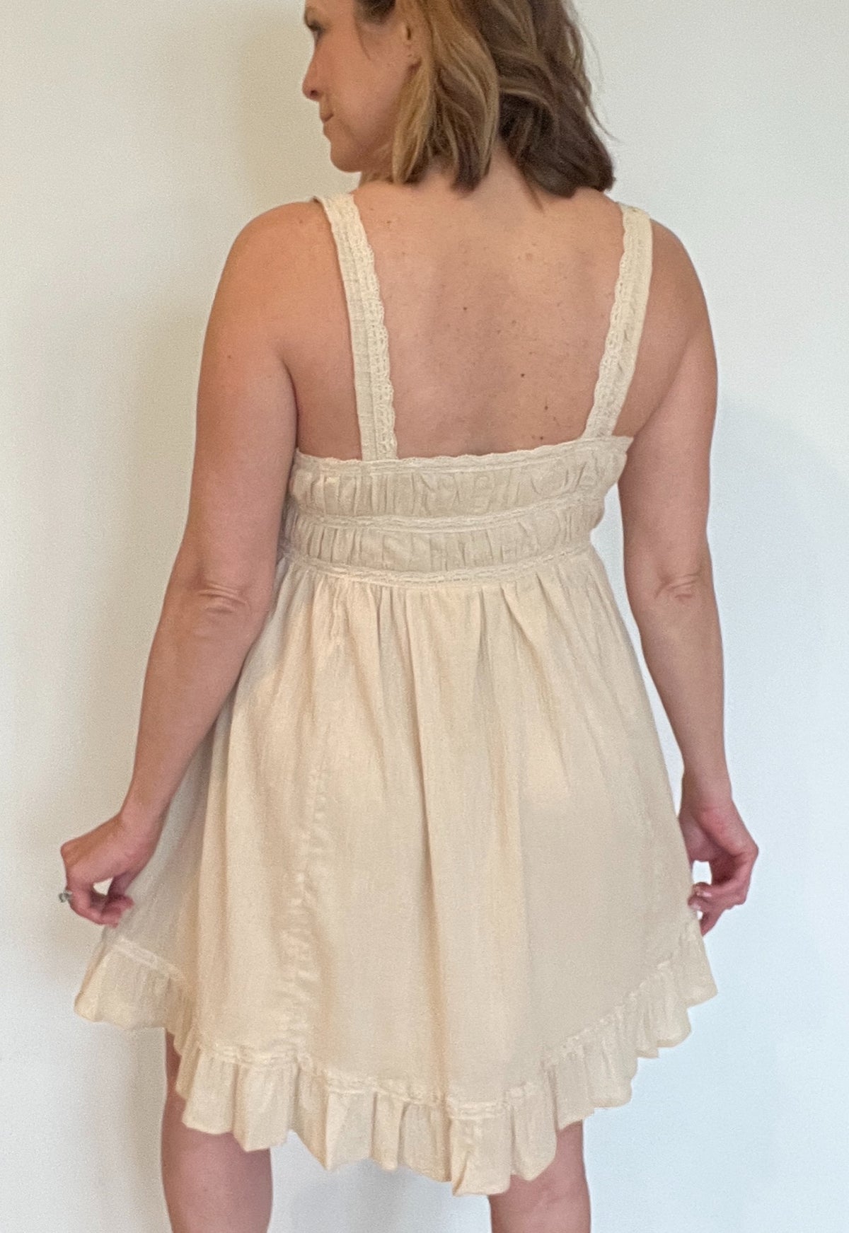 Sandy Cotton Dress-Final Sale
