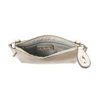 Simply Chic Clutch-Metallic Pearl