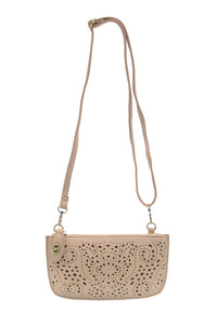 Simply Chic Clutch-Taupe Eyelet