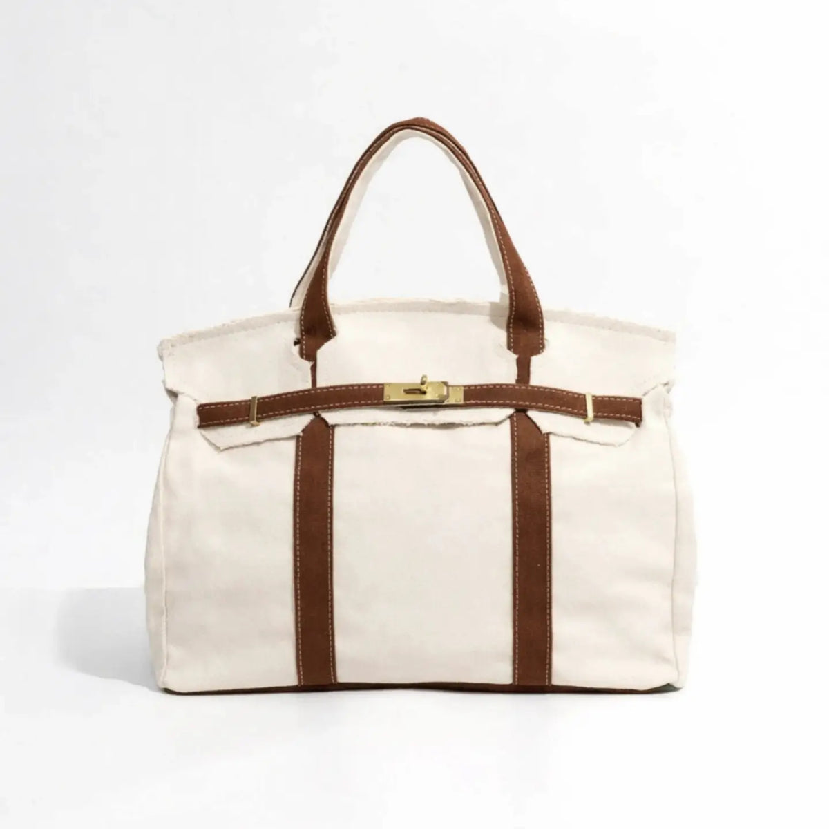 Preorder-The Fieldstone Canvas Tote-Brown