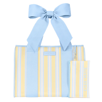 Cabana Stripe Bow Jelly Tote