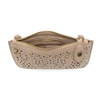 Simply Chic Clutch-Taupe Eyelet