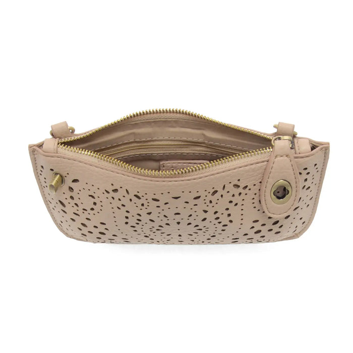 Simply Chic Clutch-Taupe Eyelet