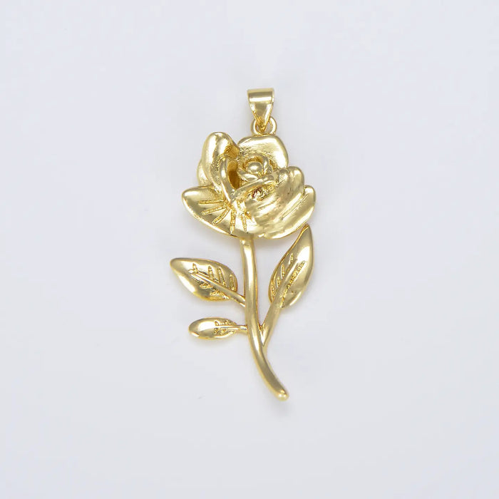 Large Rose Charm -Final Sale