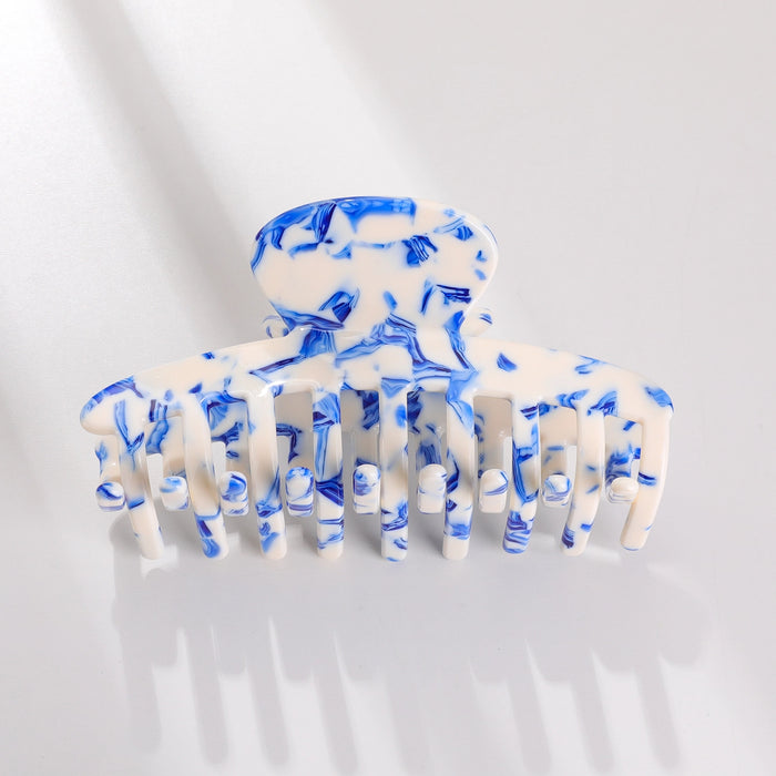 Coastal Blue Claw Clip-Curved