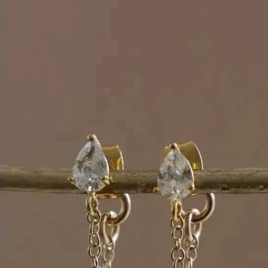Eloise Chain Wrap Earrings
