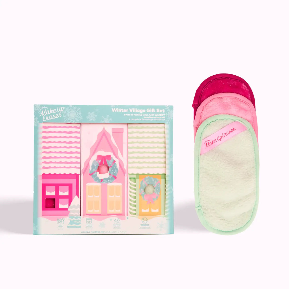 MakeUp Eraser-Winter Village Gift Set