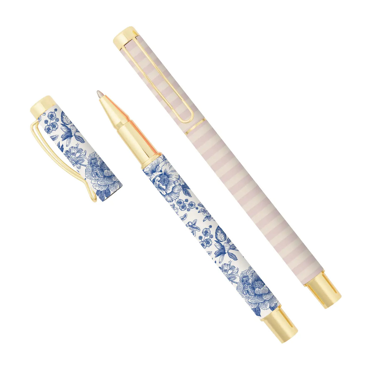 Pen Set-Blue Floral