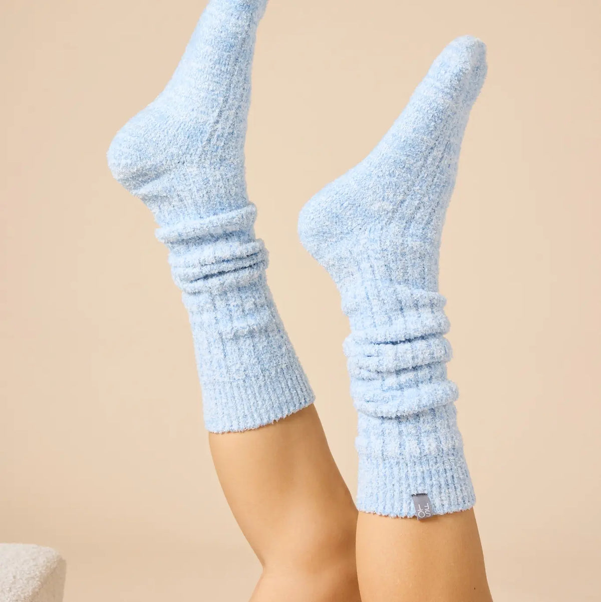 Marshmallow Socks-Sky Blue