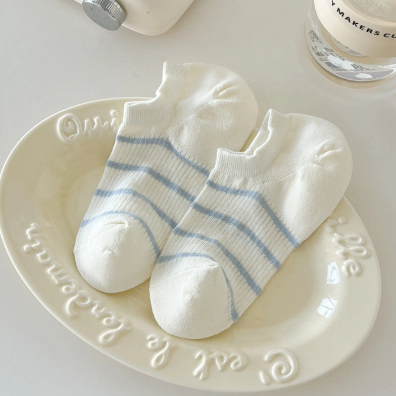 Candy Stripe Ankle Socks