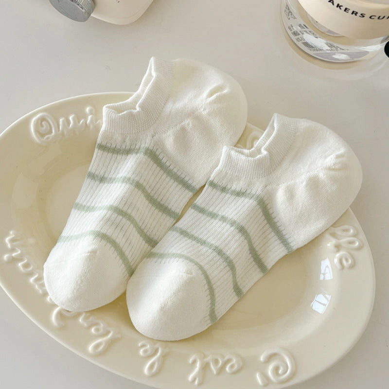 Candy Stripe Ankle Socks