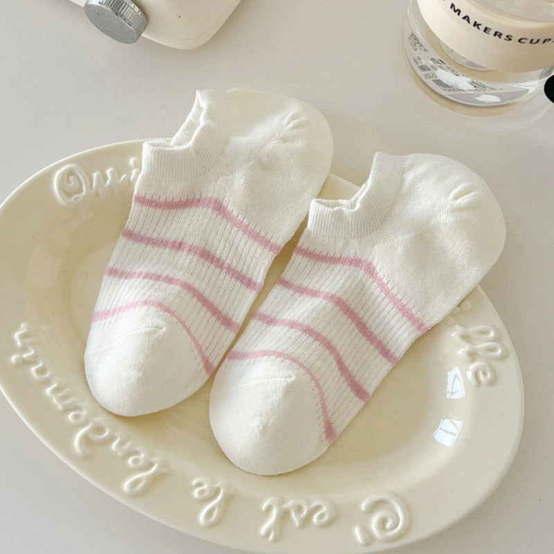 Candy Stripe Ankle Socks