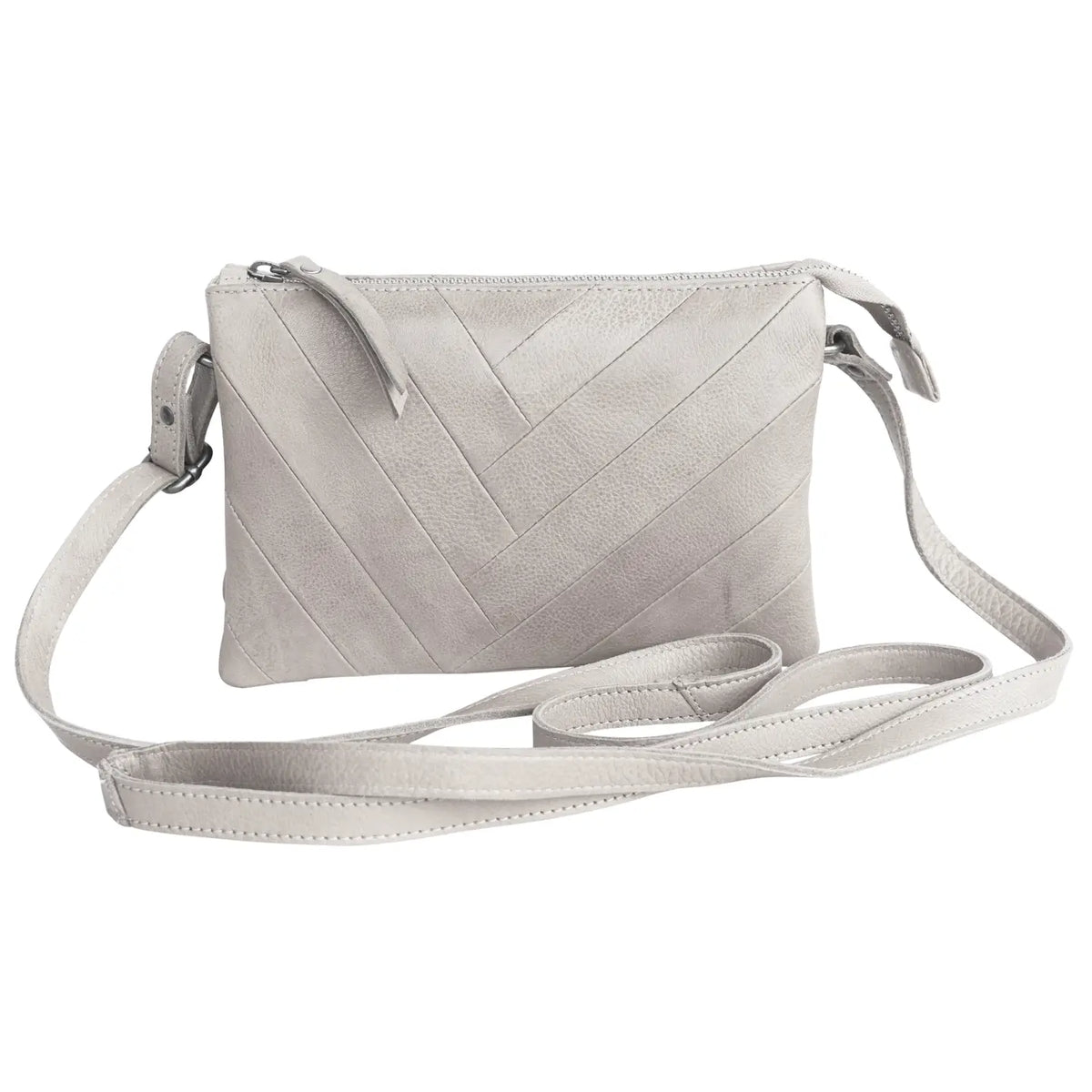 Sunny Leather Crossbody-Oat-Final Sale