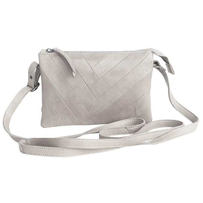 Sunny Leather Crossbody-Oat-Final Sale