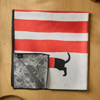 Holiday Stretch Dog Towel