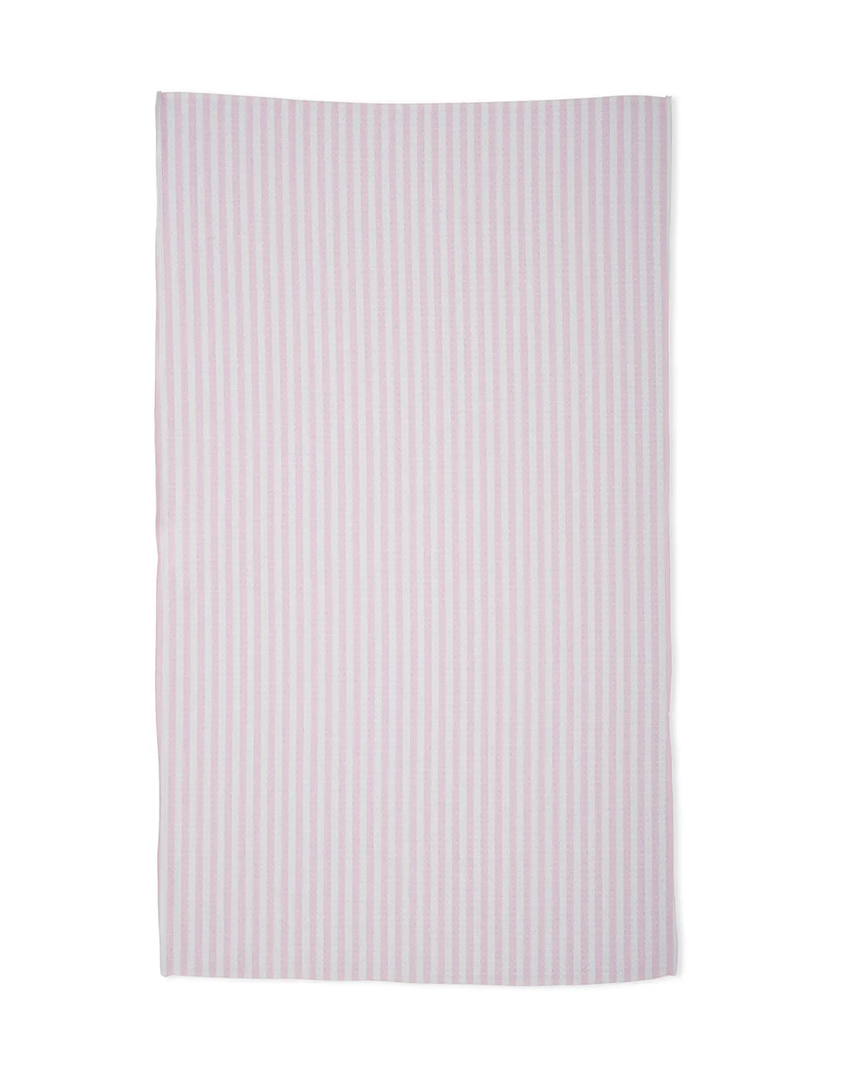 Summer Stripe Tea Towel-Pink