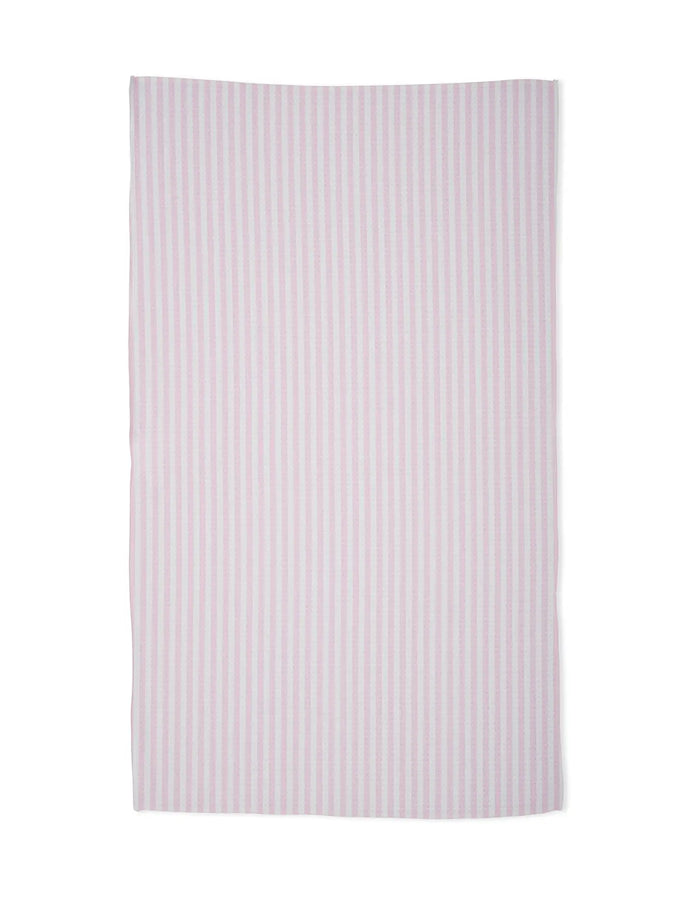 Summer Stripe Tea Towel-Pink