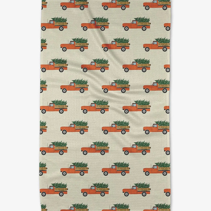 Christmas Ride Tea Towel