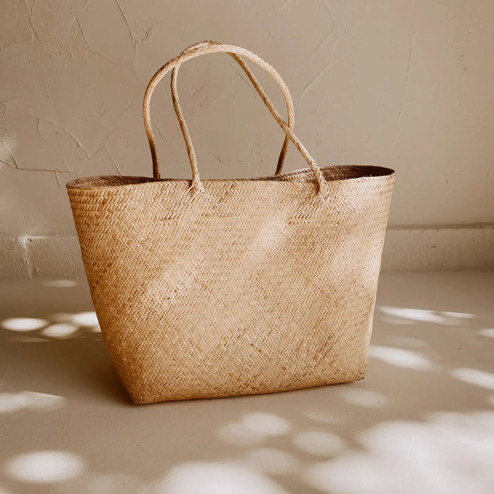 Luxe Day Tote-Natural