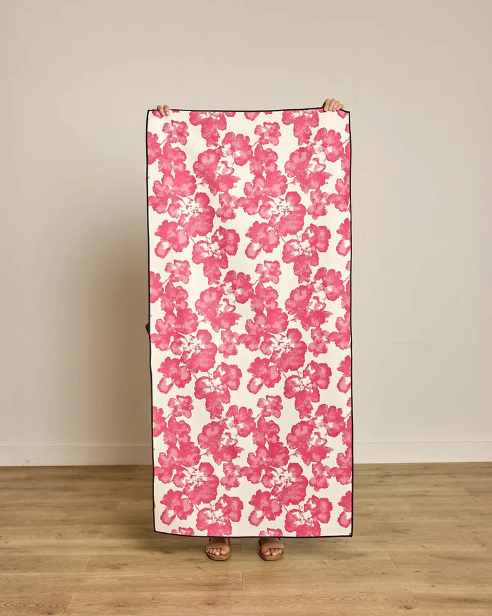 Tropics Beach Towel-Pink