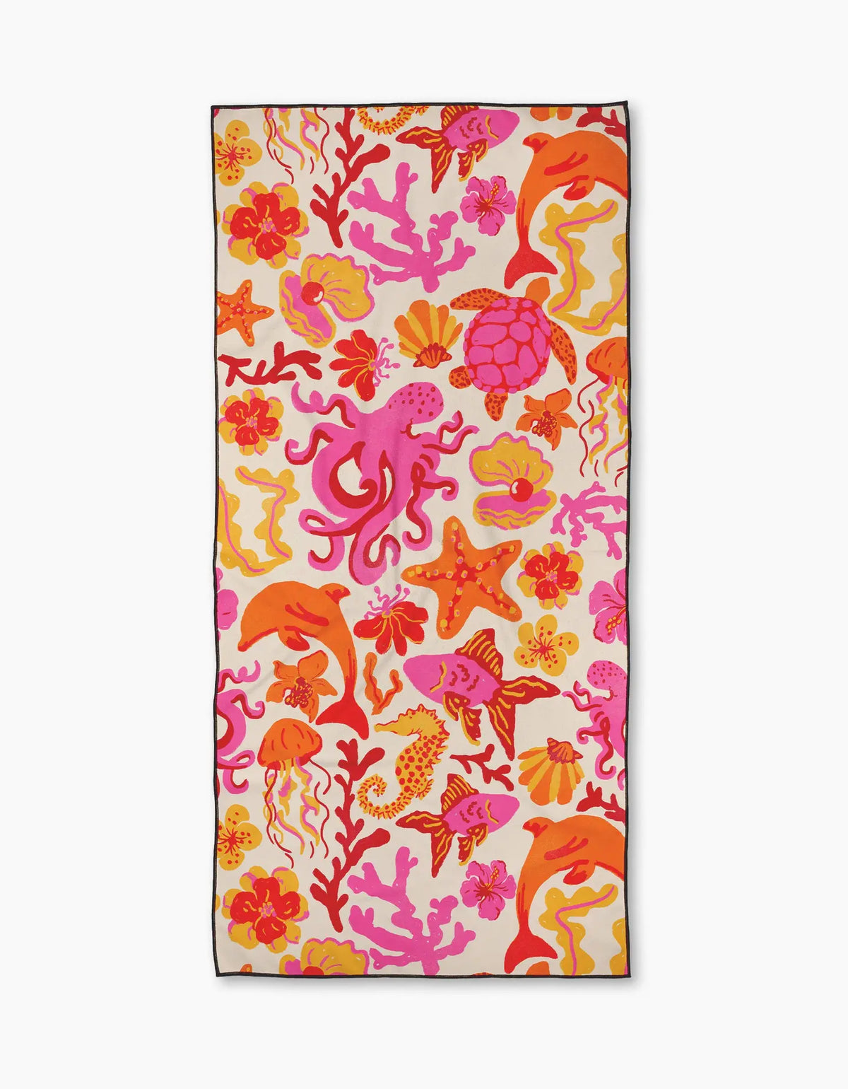 Seaside Vacation Beach Towel