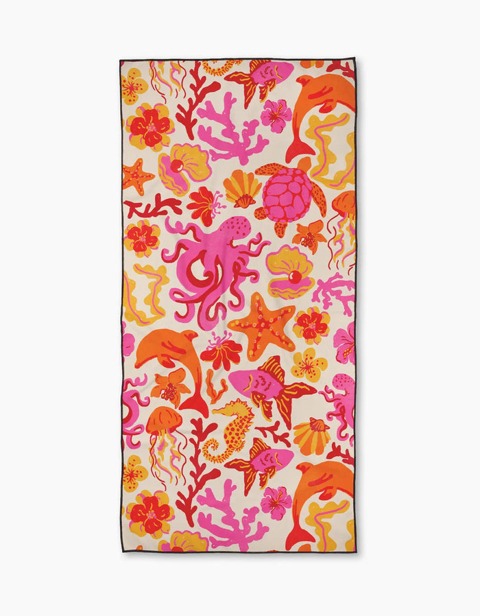 Seaside Vacation Beach Towel