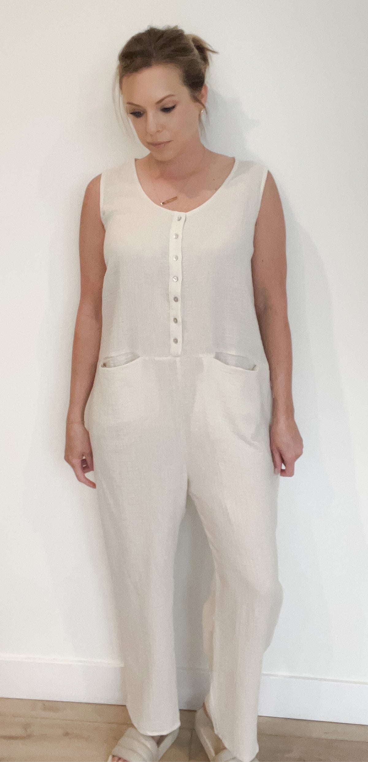Soy Cotton Jumpsuit-Final Sale