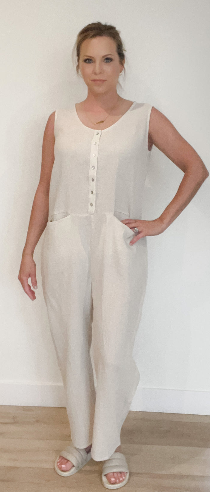 Soy Cotton Jumpsuit-Final Sale