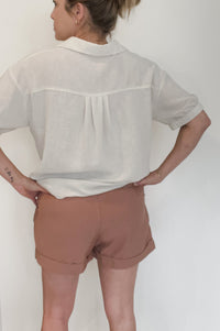 Siesta Pleated Shorts-Final Sale